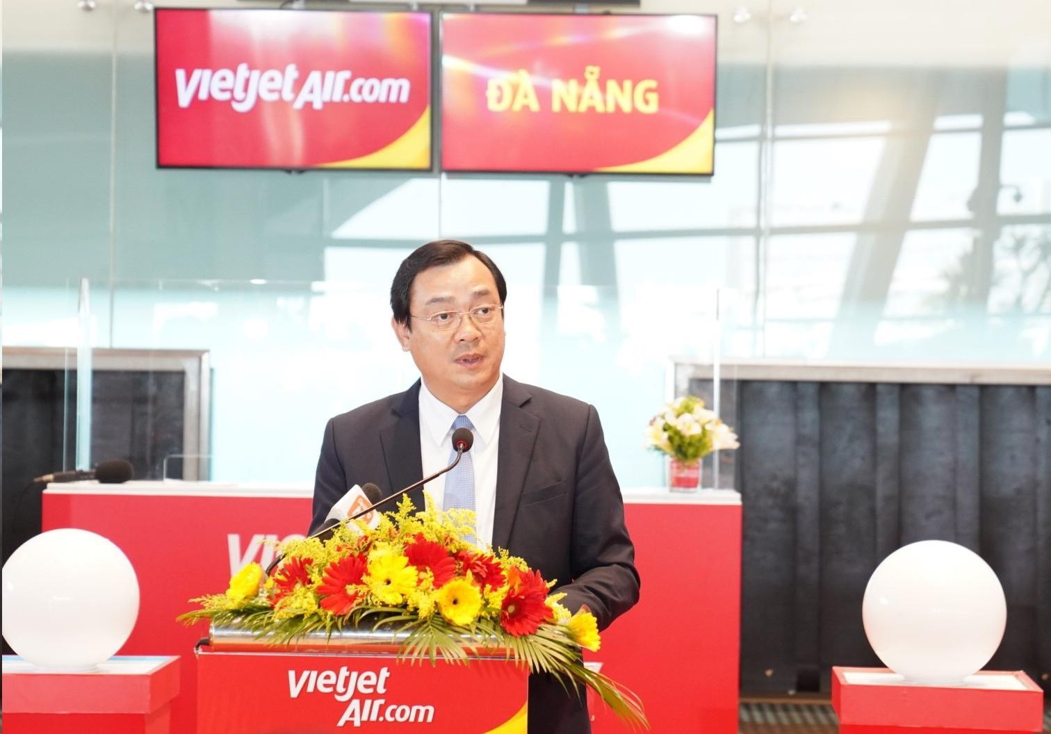  Ông Nguyễn Trùng Khánh, Tổng cục trưởng Tổng cục Du lịch chia sẻ tại Lễ khai trương đường bay